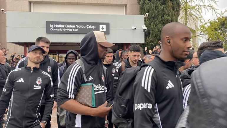 Beşiktaş kafilesi Samsuna geldi