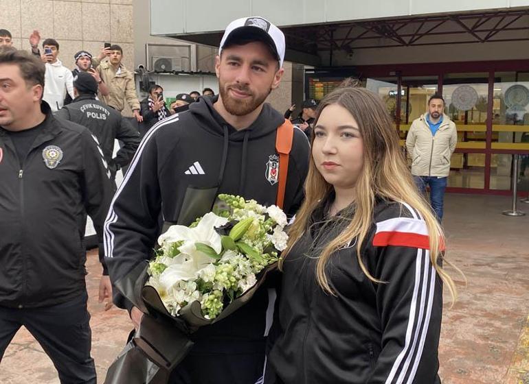 Beşiktaş kafilesi Samsuna geldi