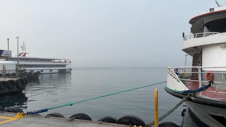 İstanbulda sis etkili oluyor; gemi trafiği askıya alındı