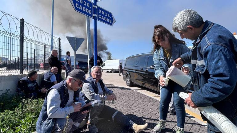 Ankarada boya fabrikasında yangın; 1 ölü