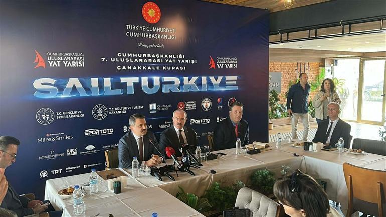 Cumhurbaşkanlığı 7nci Uluslararası Yat Yarışları Çanakkale etabının lansmanı yapıldı