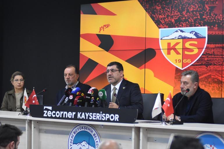 Kayserispor Başkanı Açıkalın: Kulübe kim sahip çıkmak istiyorsa anahtarı veririm