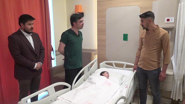 Götürüldüğü hastanede damak yarığı tespit edilen bebek ameliyatla sağlığına kavuştu