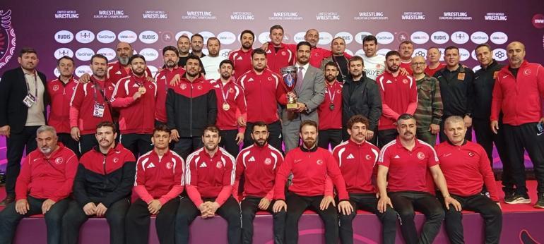 Grekoromen Güreş Milli Takımı, Avrupa ikincisi oldu