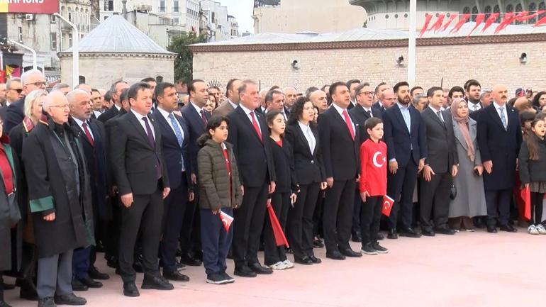 Taksim’de 23 Nisan Ulusal Egemenlik ve Çocuk Bayramı töreni