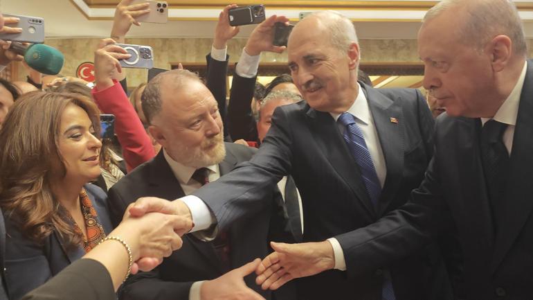 Cumhurbaşkanı Erdoğan, TBMM’de 23 Nisan Resepsiyonuna katıldı