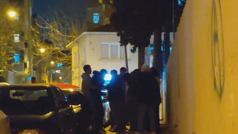 Pendikte asker eğlencesinde iki grup arasında çıkan kavga kamerada