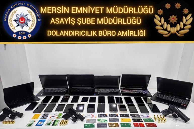 Mersinde 100 milyonluk işlem hacmine sahip dolandırıcılık çetesine operasyon; 7 tutuklama