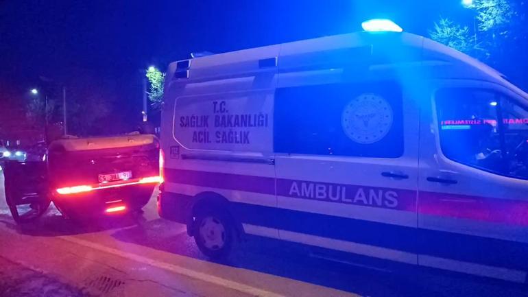 Bursada iki otomobil çarpıştı: 1 yaralı