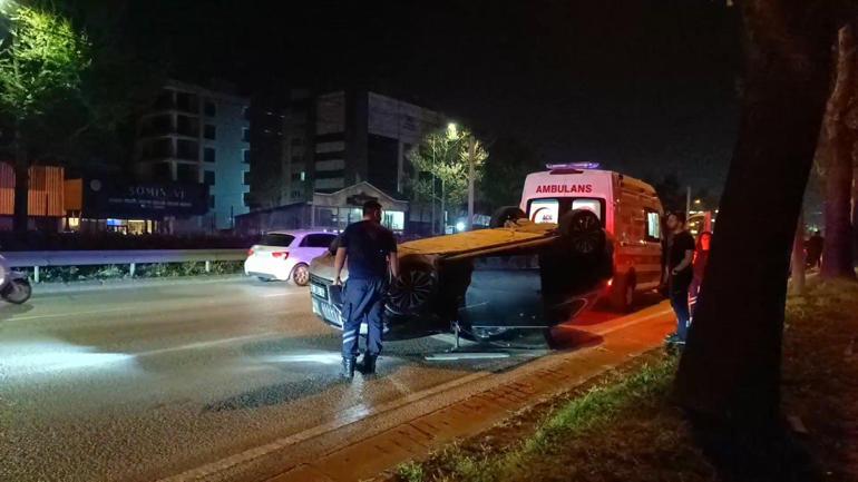 Bursada iki otomobil çarpıştı: 1 yaralı