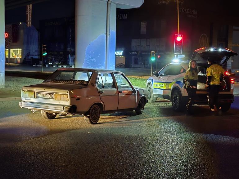 Bursada polisin dur ihtarına uymayan alkollü aday sürücüye 400 bin TL ceza; takip anı kamerada