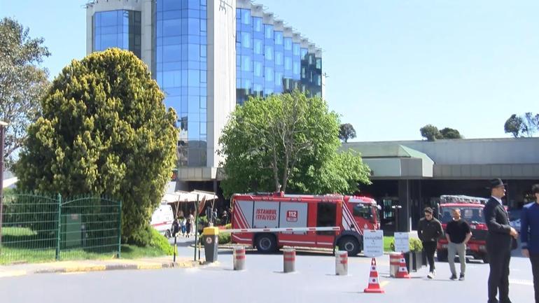 Beşiktaşta 20 katlı otelde yangın paniği