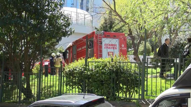 Beşiktaşta 20 katlı otelde yangın paniği