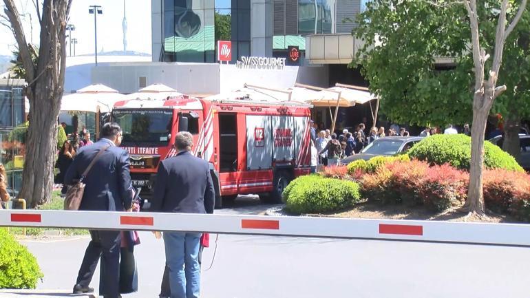 Beşiktaşta 20 katlı otelde yangın paniği