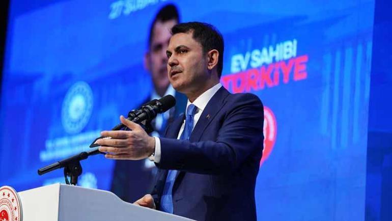 Bakan Kurum: Yüzyılın Konut Projesinde ilk aşama tamam
