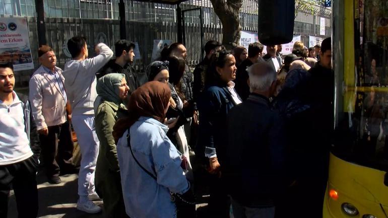 İstanbulda M7 Metro Hattındaki çalışma yoğunluğa neden oldu