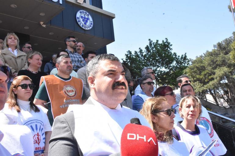 Buca Belediyesinde memurlar eylemde: Haber gelmezse yarın iş bırakacağız