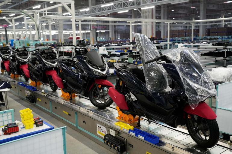 Honda Türkiye, İzmir Aliağada motosiklet üretimine başladı