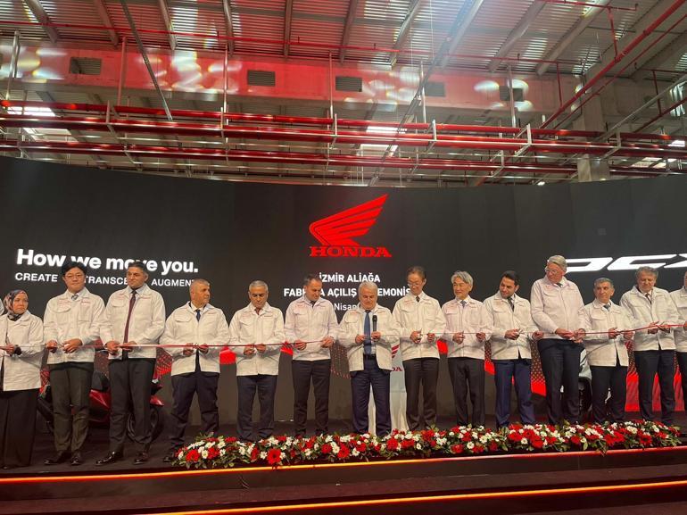 Honda Türkiye, İzmir Aliağada motosiklet üretimine başladı