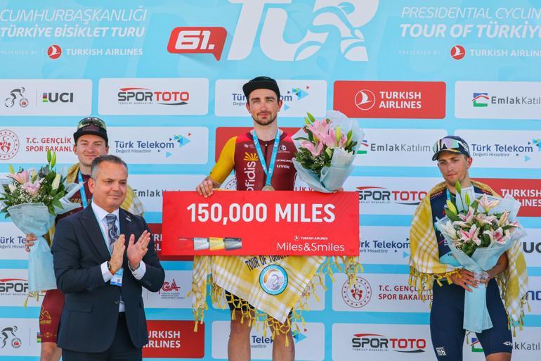 Cumhurbaşkanlığı Türkiye Bisiklet Turu’nda Marmaris-Fethiye Etabını Anıolkowskı kazandı