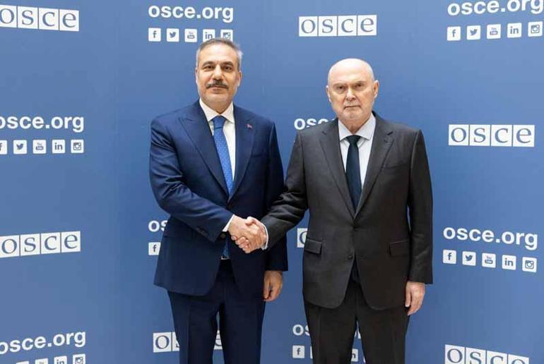 Bakan Fidan, AGİT Genel Sekreteri Sinirlioğlu ile görüştü