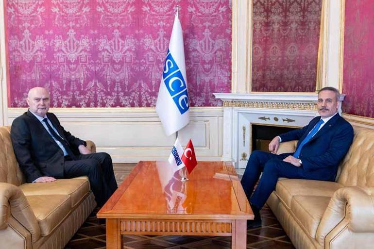 Bakan Fidan, AGİT Genel Sekreteri Sinirlioğlu ile görüştü