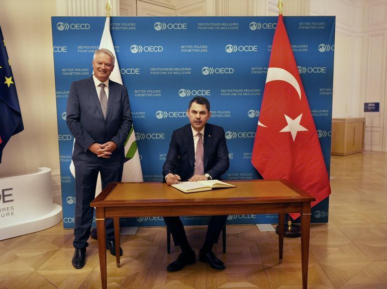 Bakan Kurum, OECD Genel Sekreteri Cormann ile görüştü