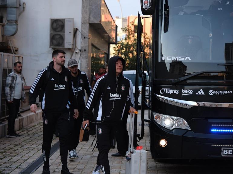 Beşiktaş kafilesi, Gaziantep’e geldi