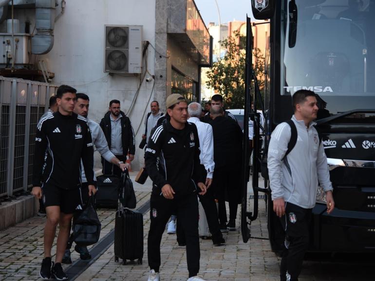 Beşiktaş kafilesi, Gaziantep’e geldi