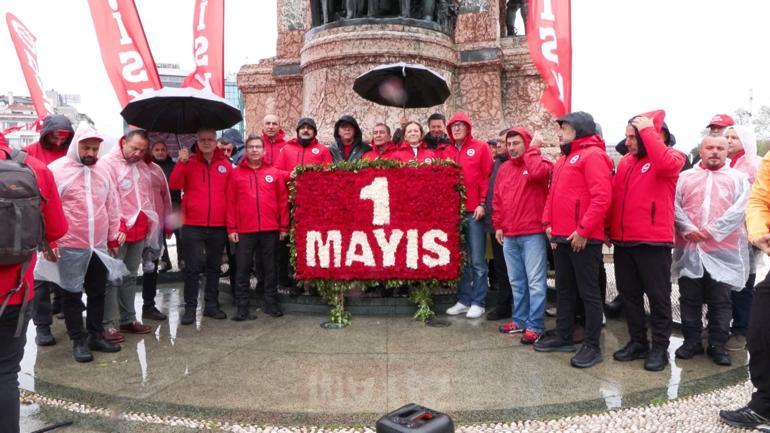 DİSKten Taksim Meydanında basın açıklaması