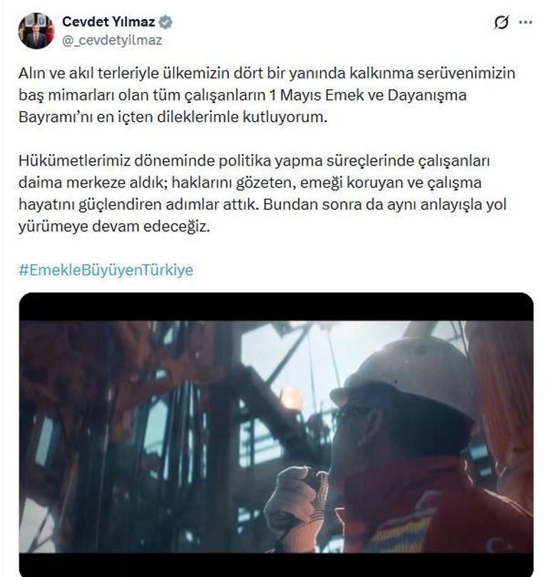 Cumhurbaşkanı Yardımcısı Yılmaz: Çalışanları daima merkeze aldık