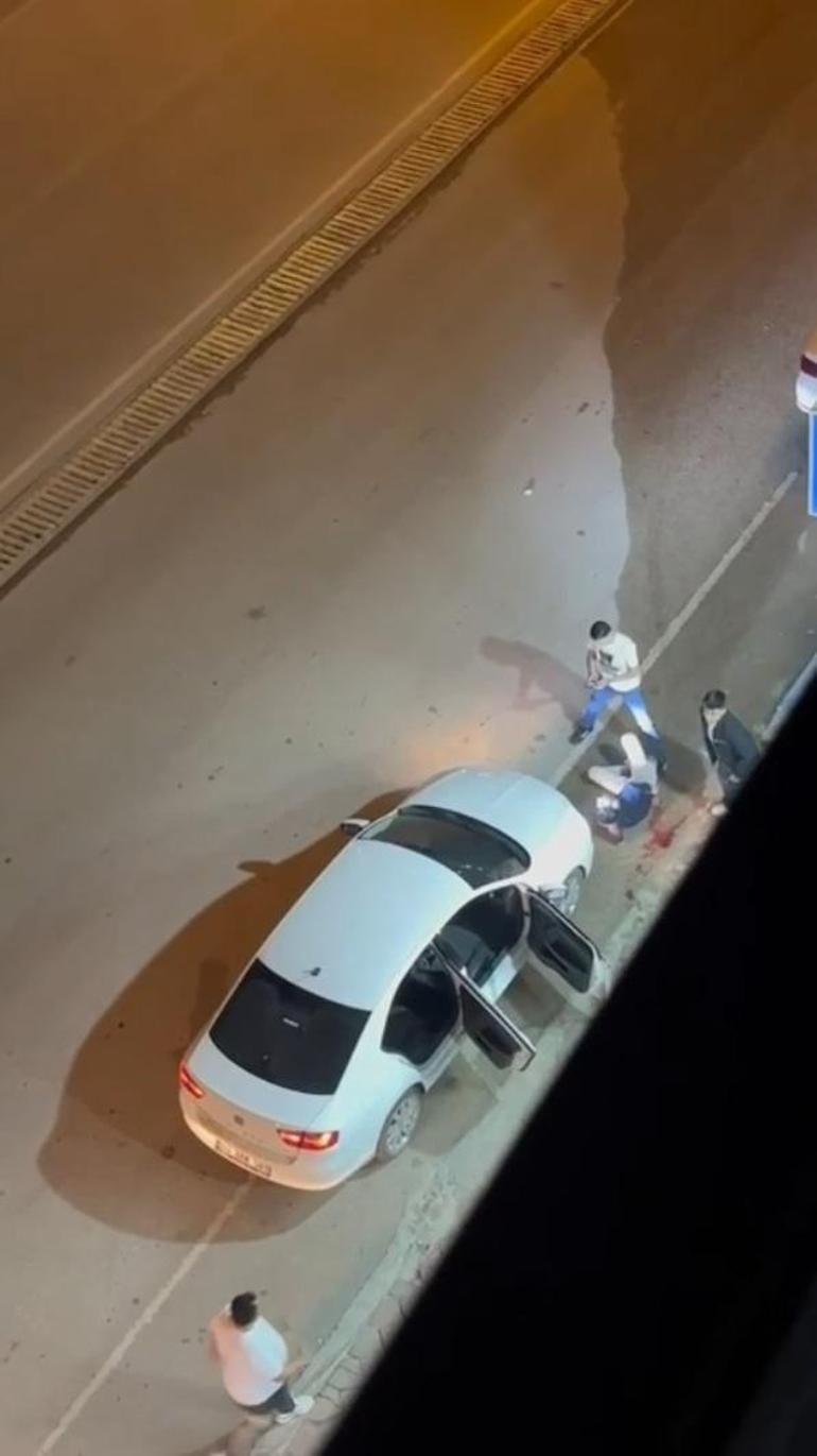 Osmaniye’de 2 kişinin yaralandığı silahlı kavga, kamerada