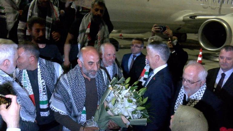 Sumud Filosu aktivistleri İstanbula geldi