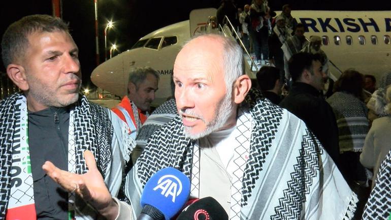 Sumud Filosu aktivistleri İstanbula geldi