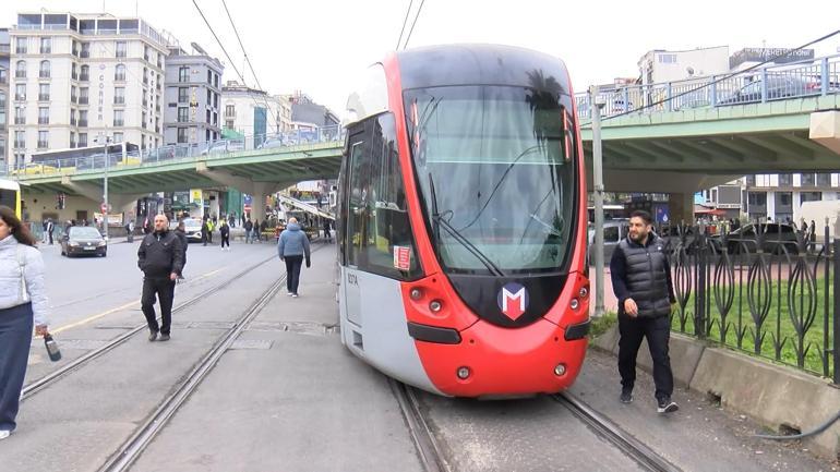 Kabataş-Bağcılar tramvay hattında seferler normale döndü