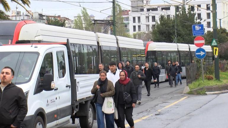 Kabataş-Bağcılar tramvay hattında seferler normale döndü