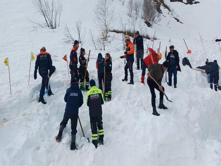 4 ay önce çığ altında kalan çoban için yeniden başlatılan arama çalışmaları 3üncü gününde