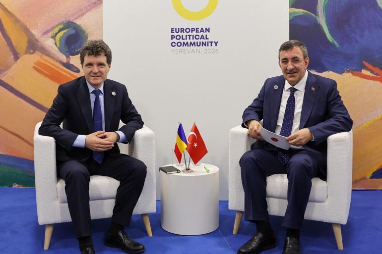 Cumhurbaşkanı Yardımcısı Yılmaz, AGİT Genel Sekreteri Sinirlioğlu ile bir araya geldi