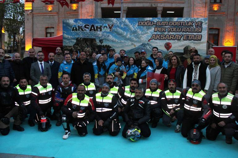 Doğu-Batı Dostluk ve İpek Yolu Rallisinin Aksaray etabı sürüyor
