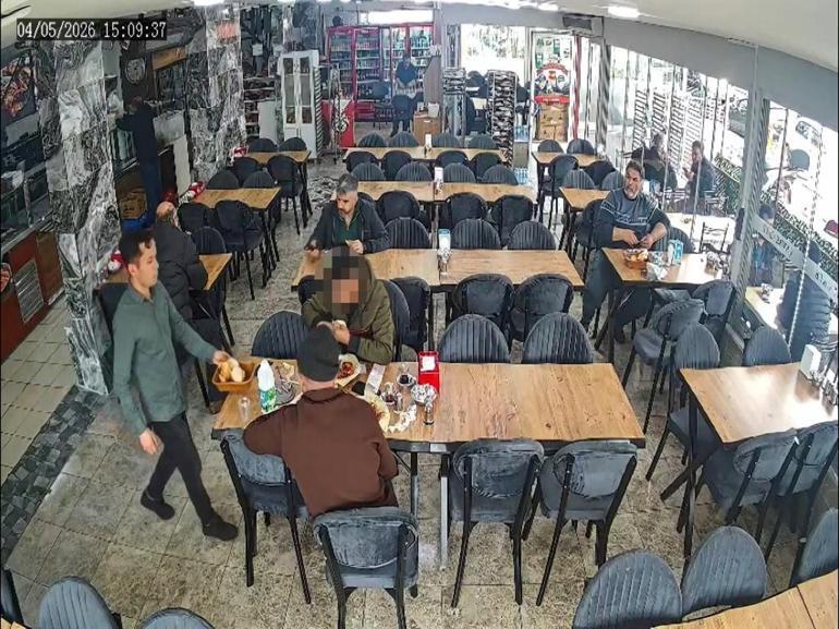 Başakşehirde yiyip içip hesabı ödemeden kaçtılar; bitiremediği ayranı da yanında götürdü