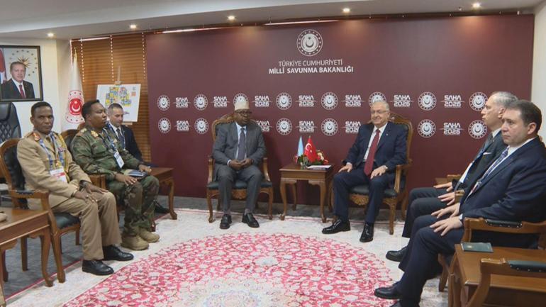Milli Savunma Bakanı Yaşar Güler, Somali Savunma Bakanı Ahmed Fiqi ile görüştü