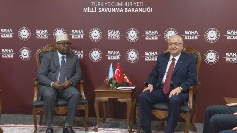 Milli Savunma Bakanı Yaşar Güler, Somali Savunma Bakanı Ahmed Fiqi ile görüştü