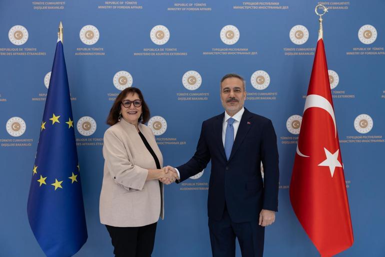 Bakan Fidan, Avrupa Komisyonu Komiseri Suica ile görüştü