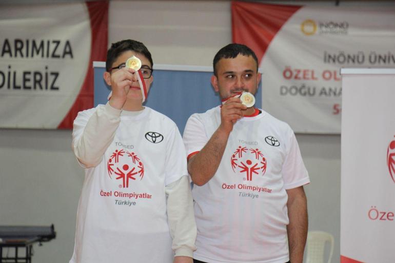 Malatya’da özel sporcular sahada iz bıraktı