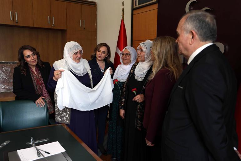 Barış Annelerinden MHPye ziyaret