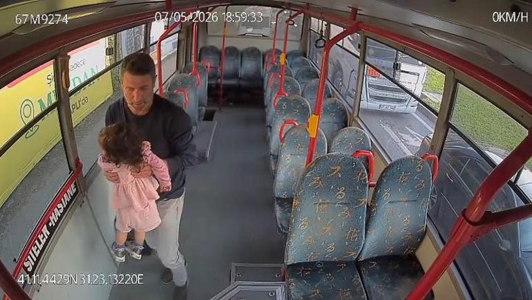Emekleyerek otobüse binen kız çocuğunu fark eden şoför, o anları anlattı