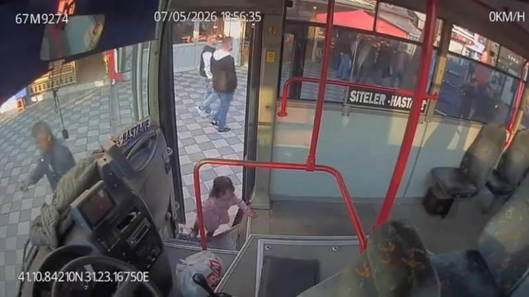 Emekleyerek otobüse binen kız çocuğunu fark eden şoför, o anları anlattı
