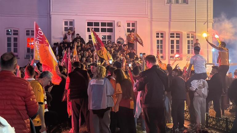 Galatasaray’ın şampiyonluğu Yalovada kutlandı