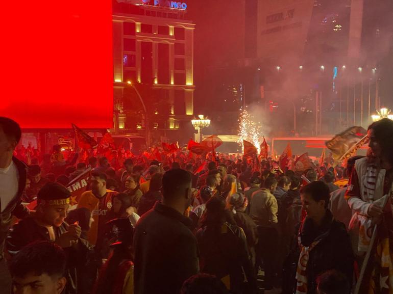 Ankarada Galatasaray’ın 26ncı şampiyonluğu coşkuyla kutlandı