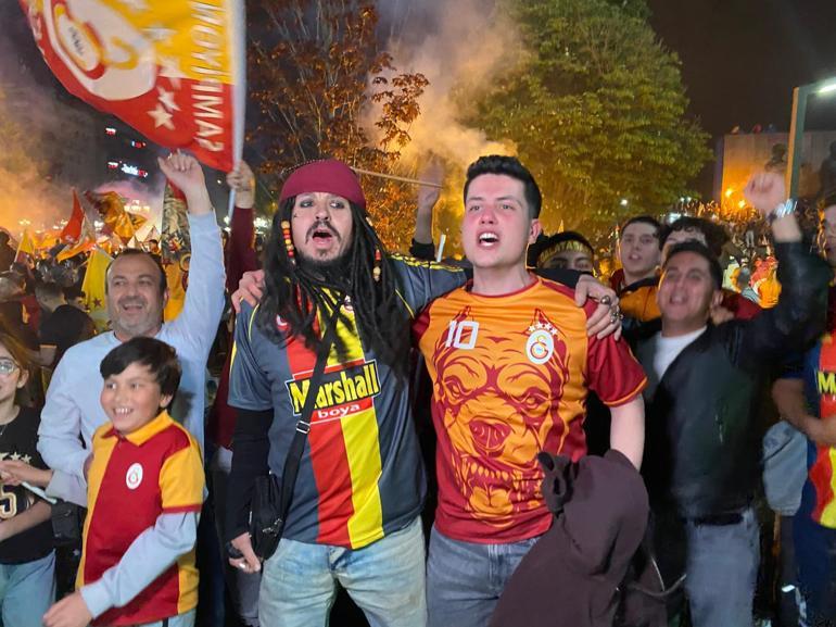 Ankarada Galatasaray’ın 26ncı şampiyonluğu coşkuyla kutlandı